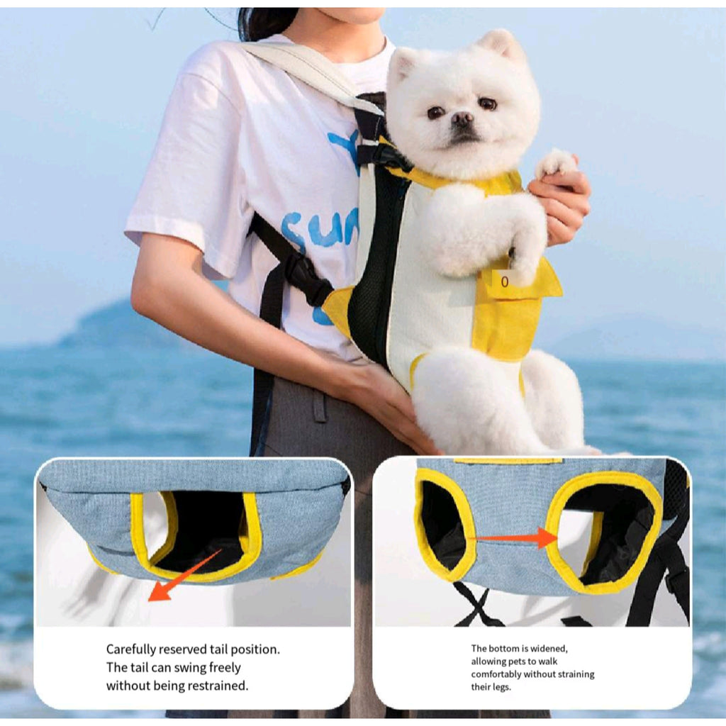 Ventilated Pet Carrier Backpack Portable Dog Cat Outdoor