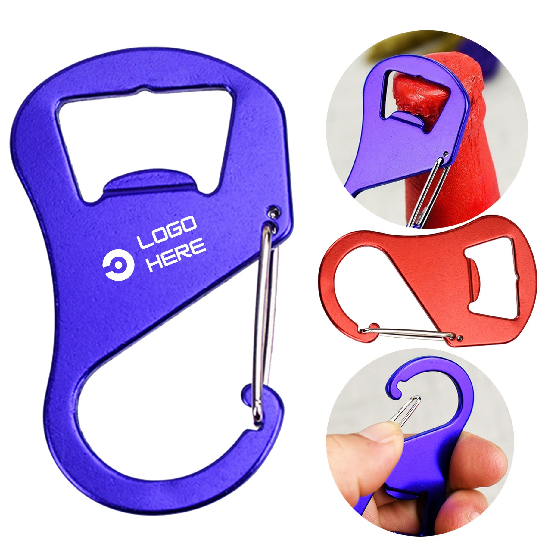 Aluminum Alloy Round Hook Bottle Opener
