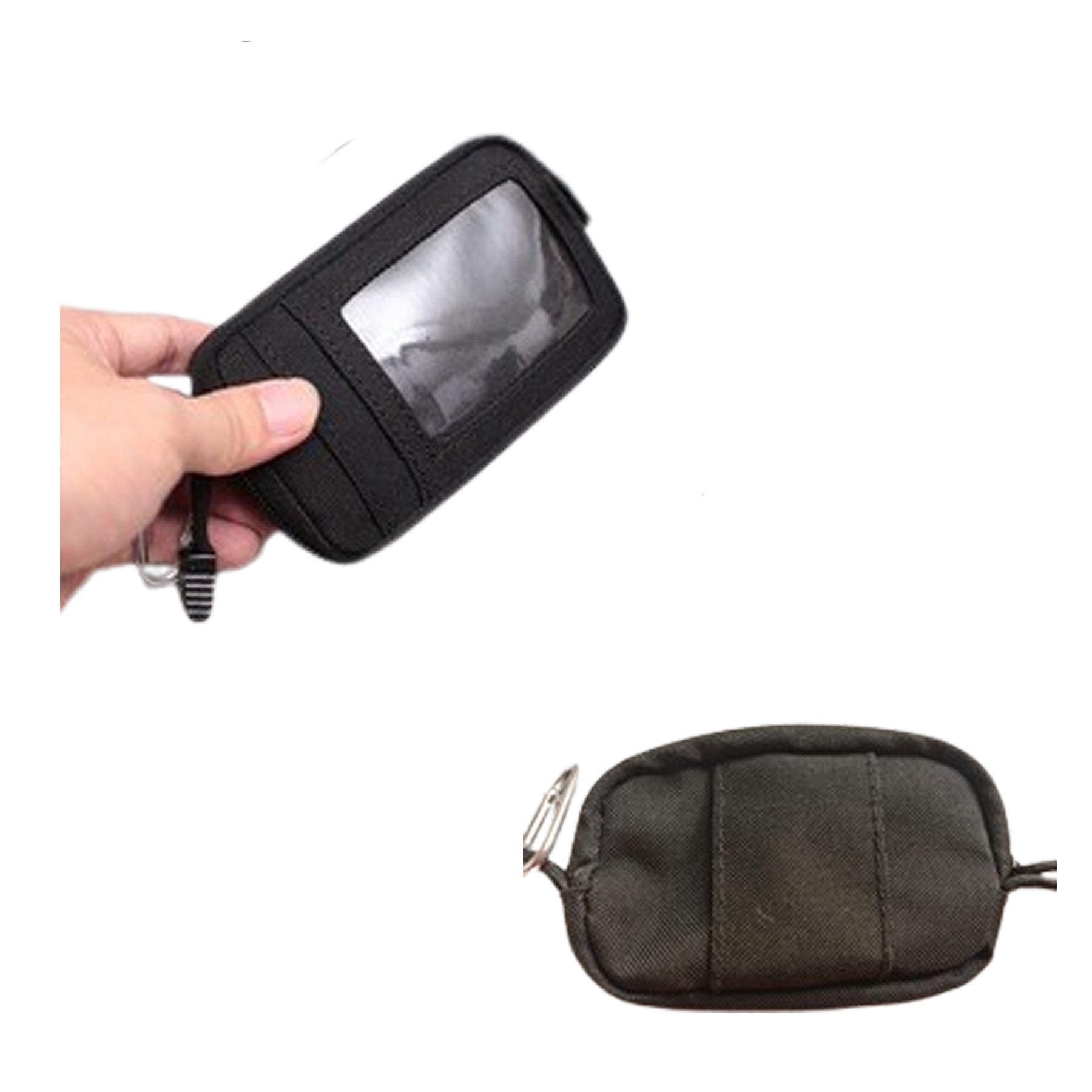 Hanging Pouch With Plastic Wrap