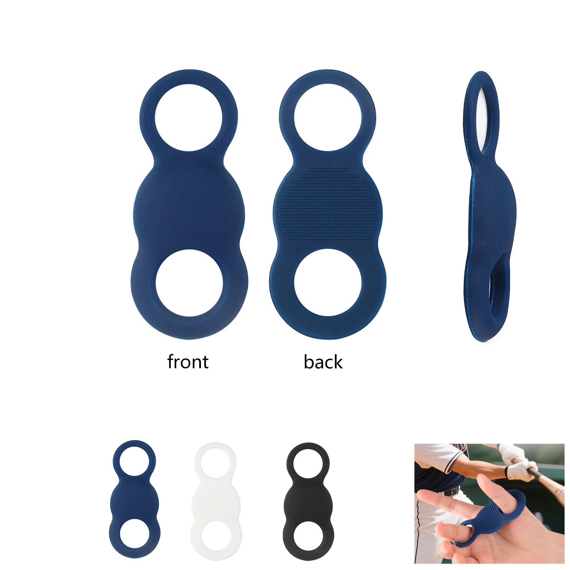 1 Pair Silicone Baseball Thumb Guards For Shock Absorption