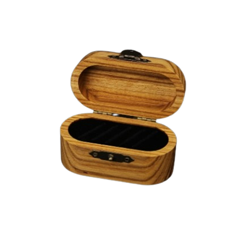 Wooden Guitar Pick Box 5 Picks