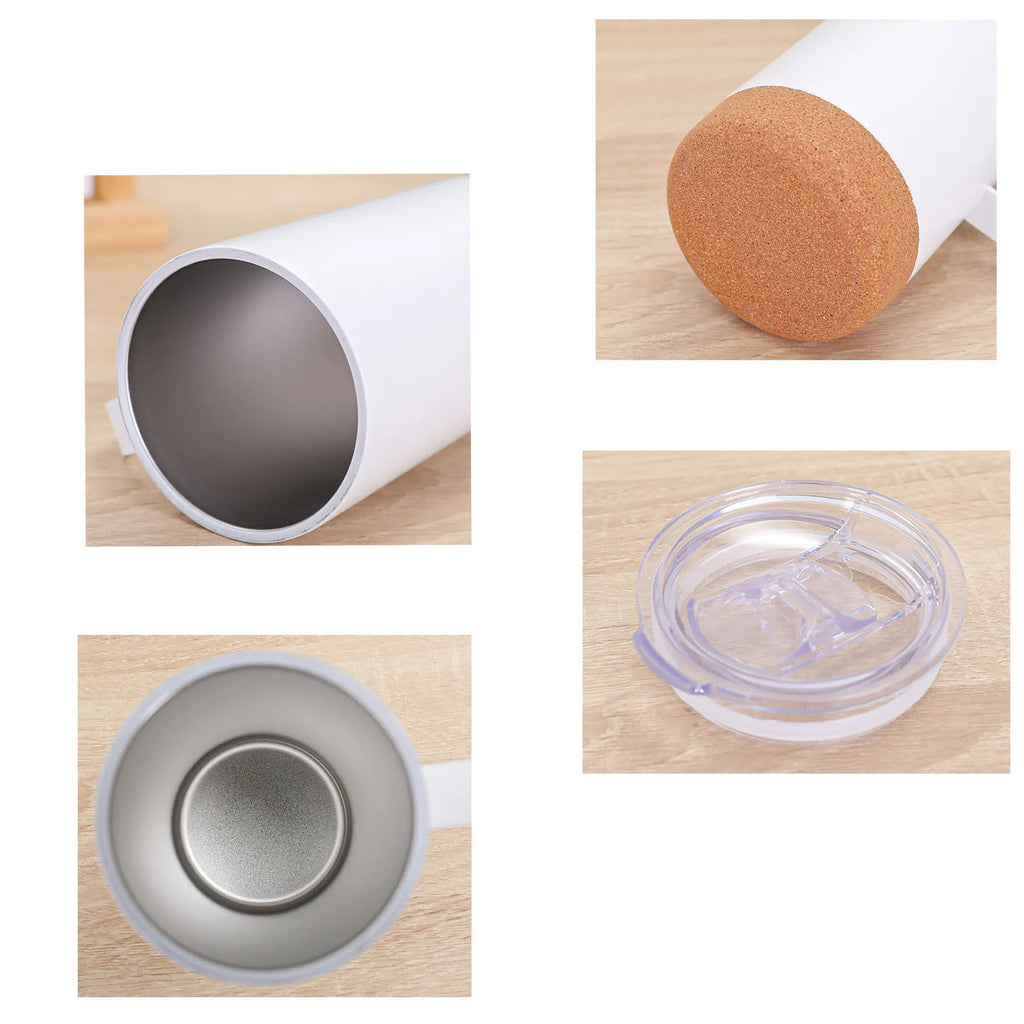 16 Oz Cork Bottom Stainless Steel Insulated Cup