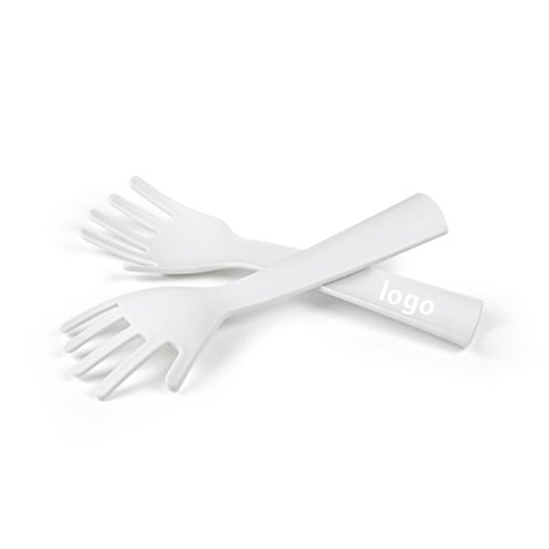 Hand Shaped Salad Mixing Tongs