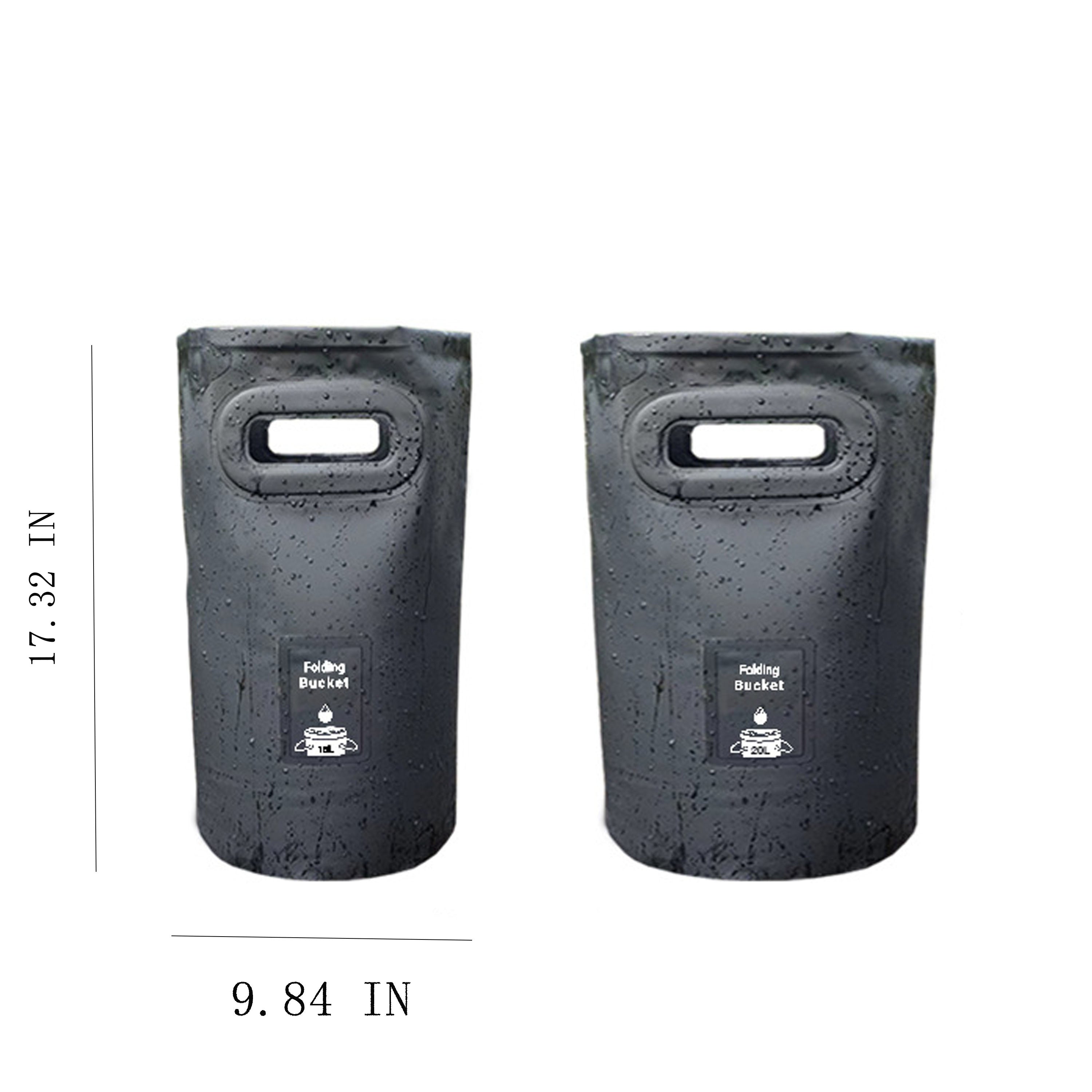 Foldable Collapsible Bucket With Handle