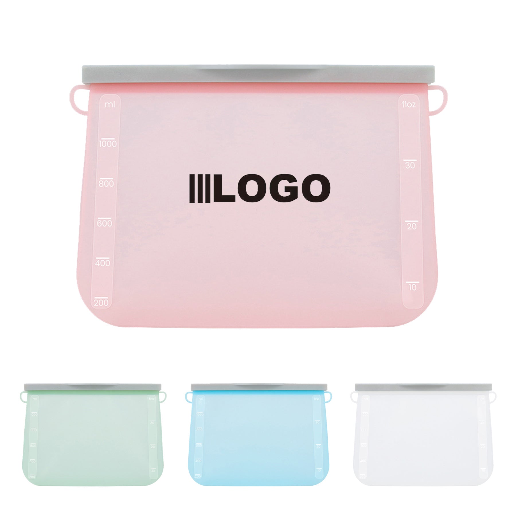 Silicone Food Storage Bags With Zipper