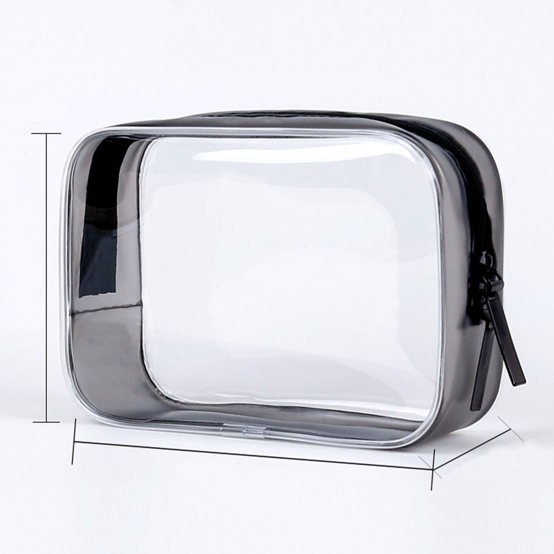 Waterproof PVC Makeup Bag - Stylish Cosmetic Organizer
