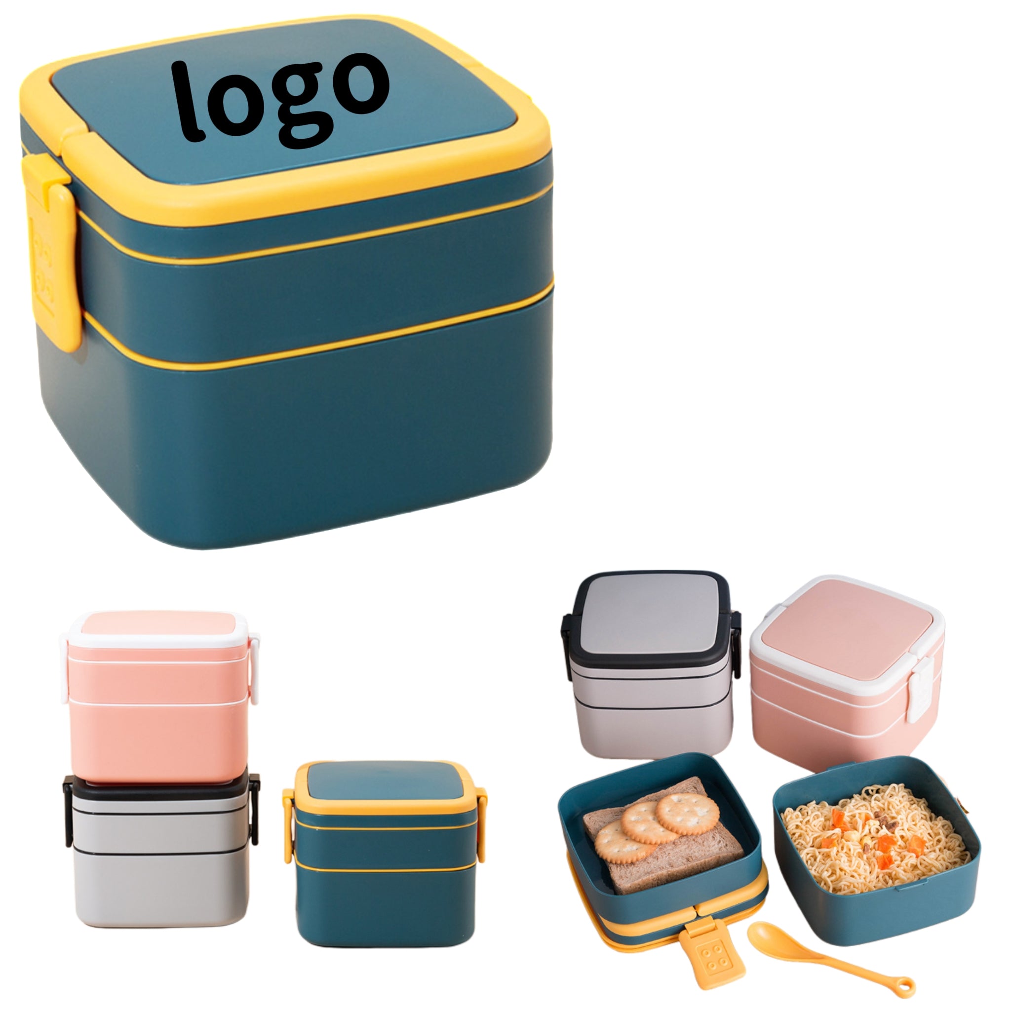 Polypropylene Double Layer Lunch Box