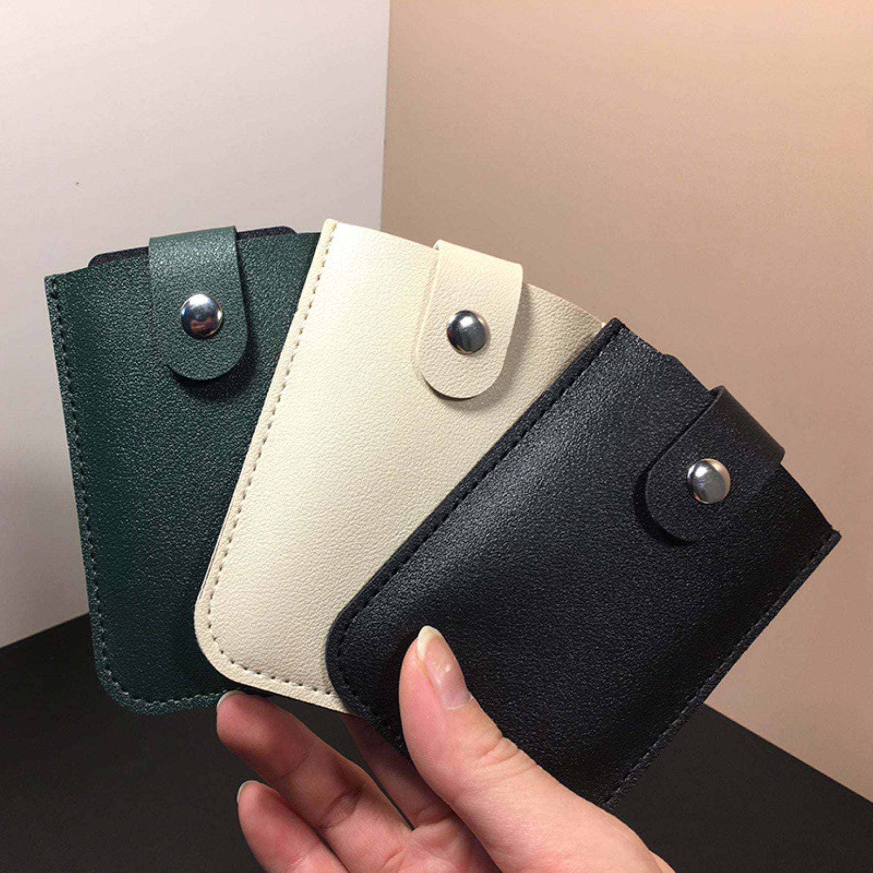 Layered Concealed Pull - out Card Holder