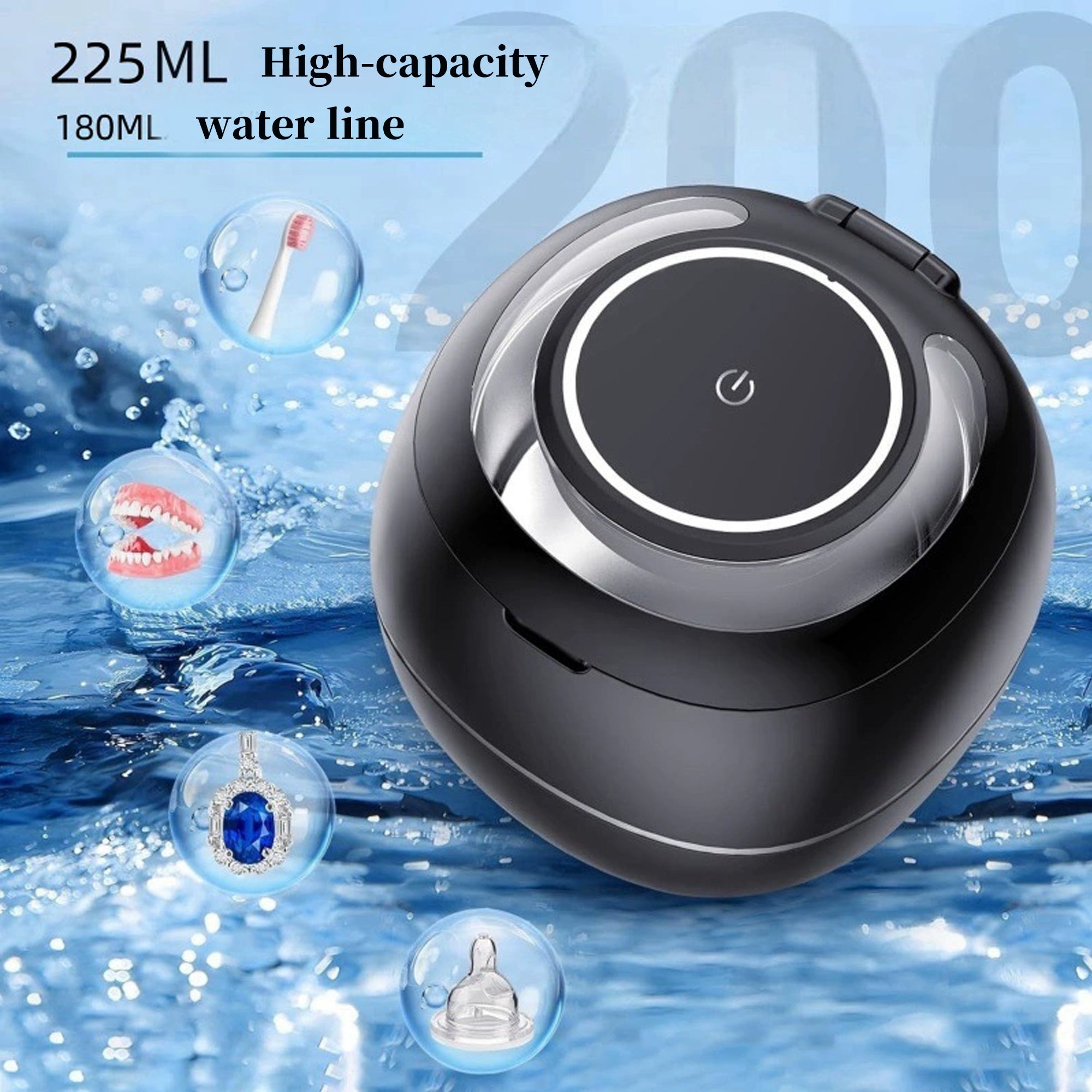 Ultrasonic Cleaner for Braces Dentures Jewelry