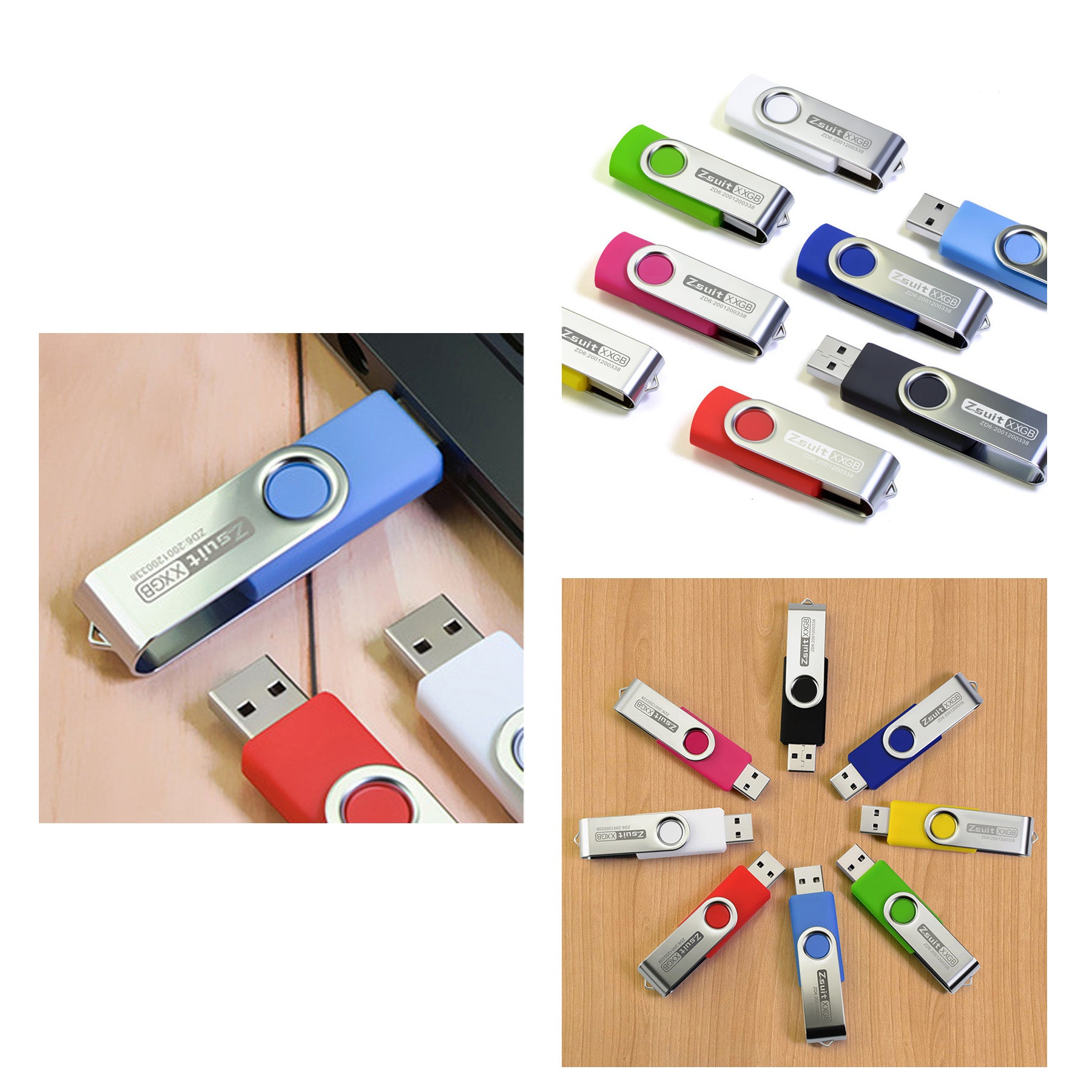 4GB USB Swivel Design Flash Drive