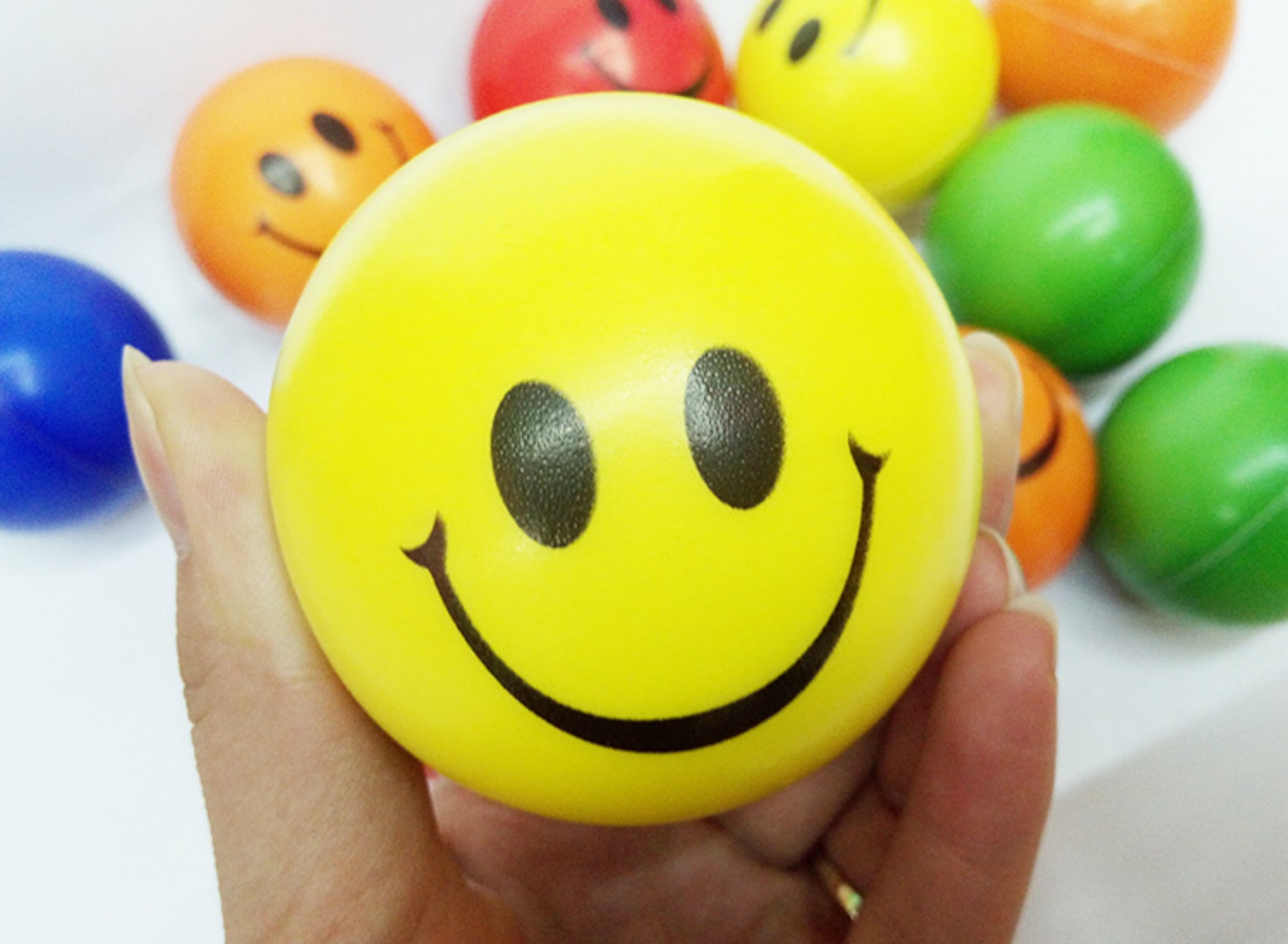 Smiley Face Mood Stress Ball