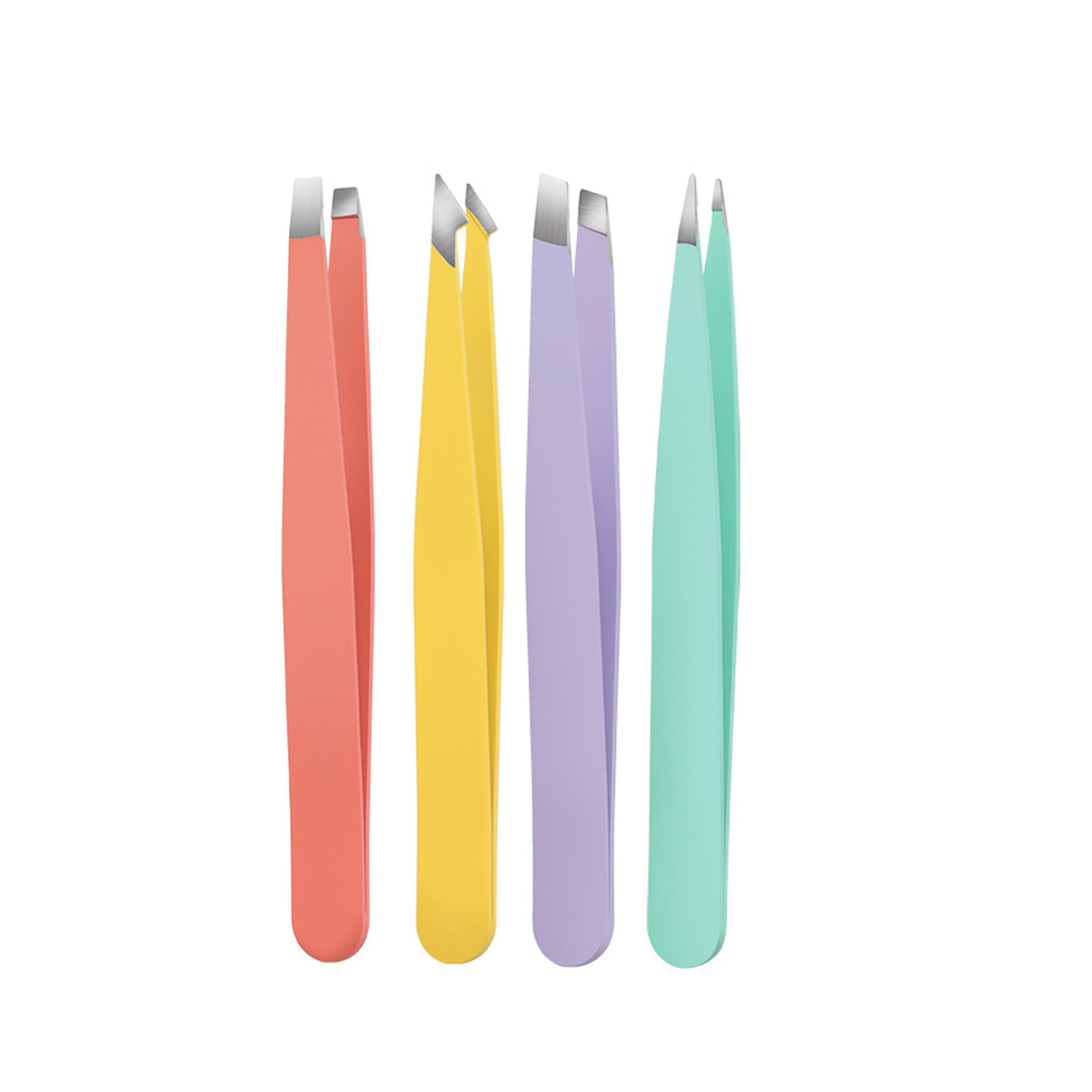Slant Tip and Pointed Eyebrow Tweezer Set