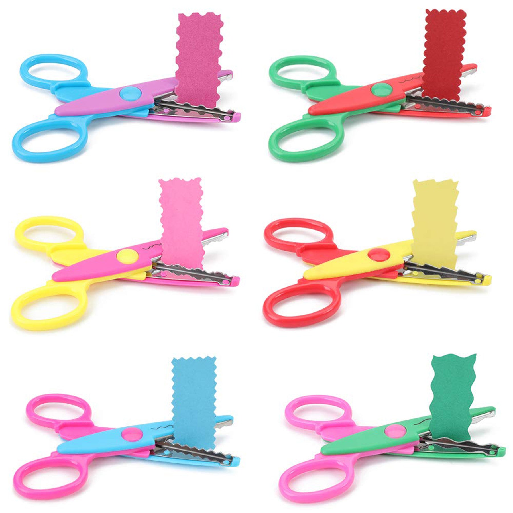 Plastic Kids Design Safety Art Scissors