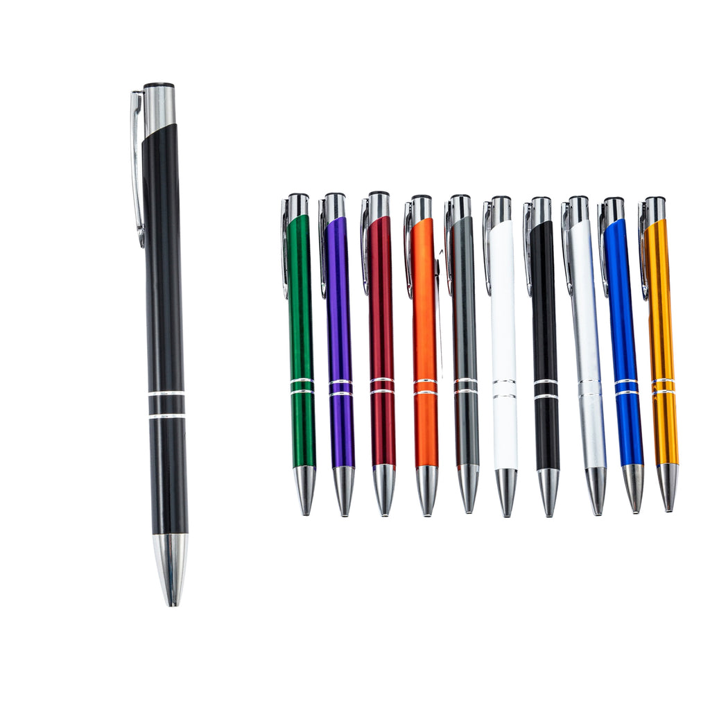 Creative Push-Top Metal Ballpoint Pen - Writing Tool