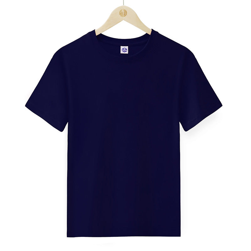 Cotton Round Neck Short Sleeved Men's T-shirt With Half Sleeves