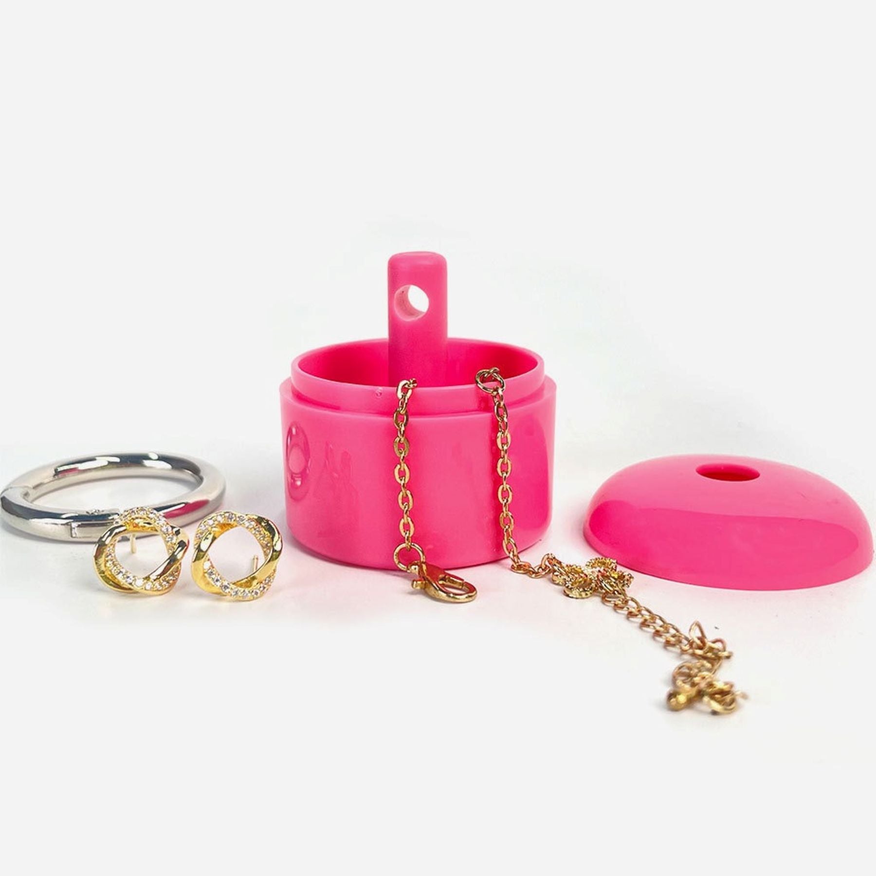 Portable Keychain Storage Box