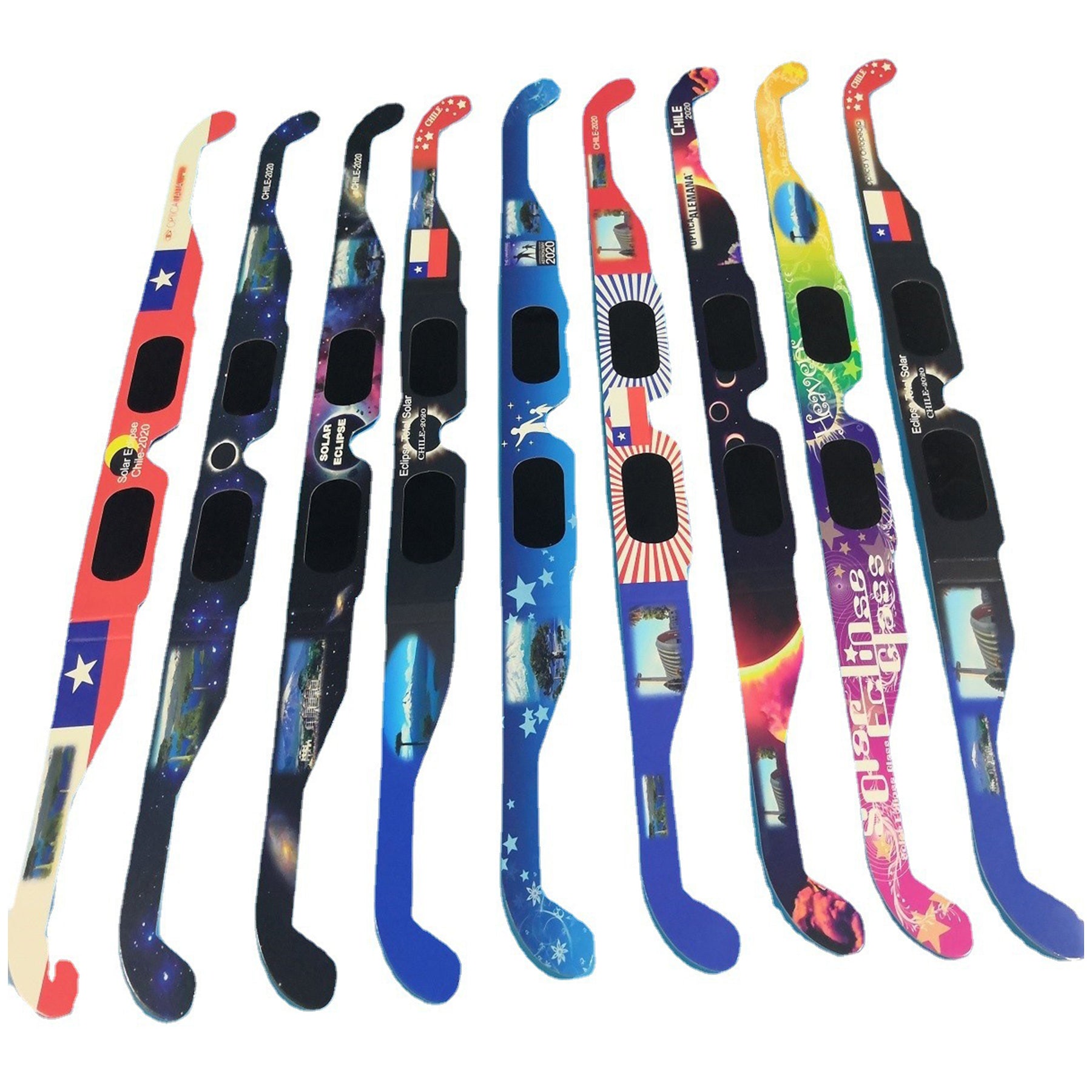 Colorful Solar Eclipse Glasses