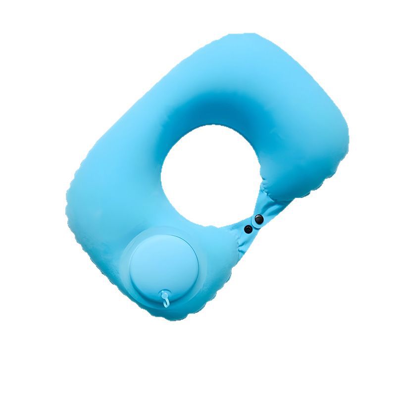 Portable U-Shaped Inflatable Pillow