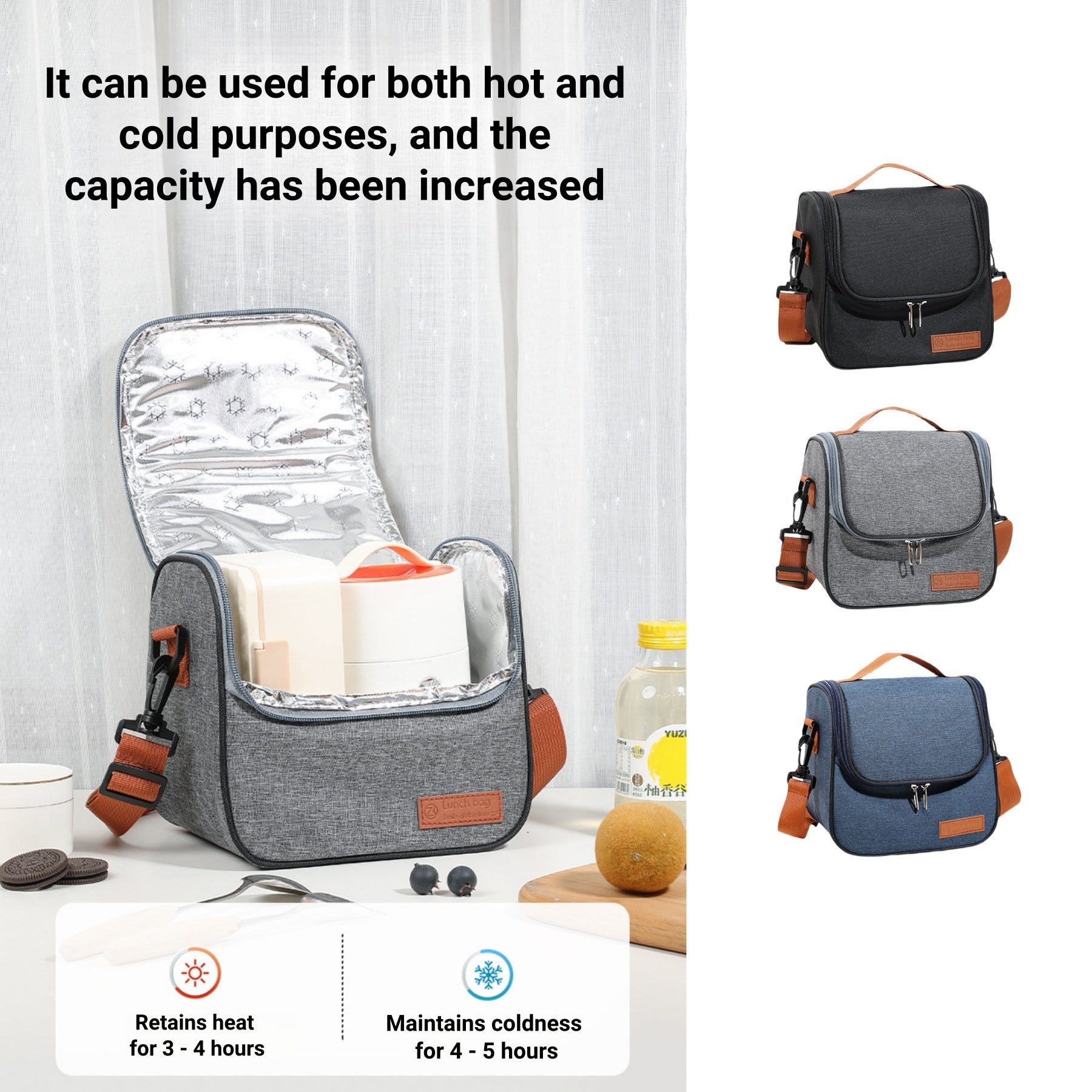 Large - Capacity Aluminum - Foil Lunch Bag