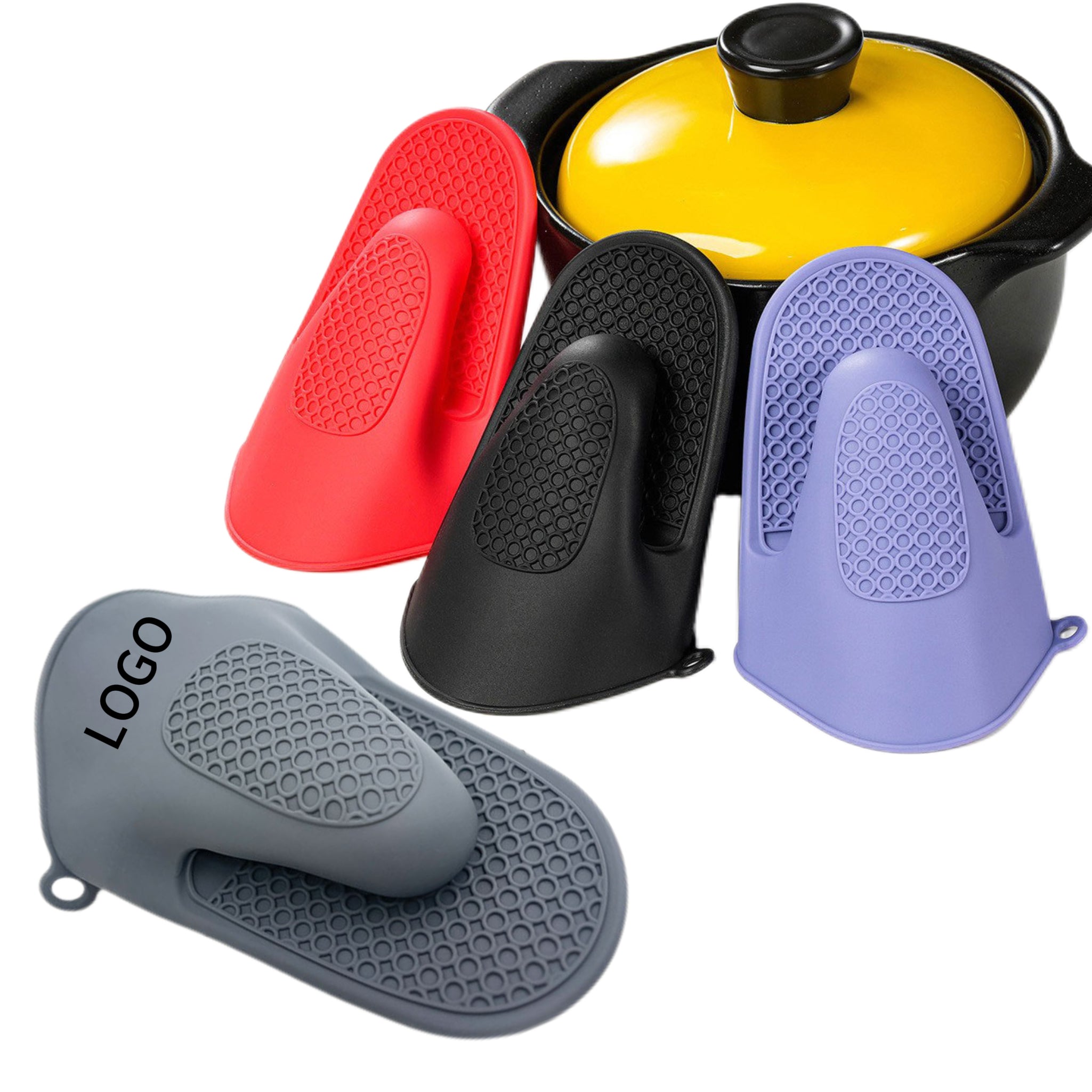Single Heat-Resistant Thickened Silicone Gripper