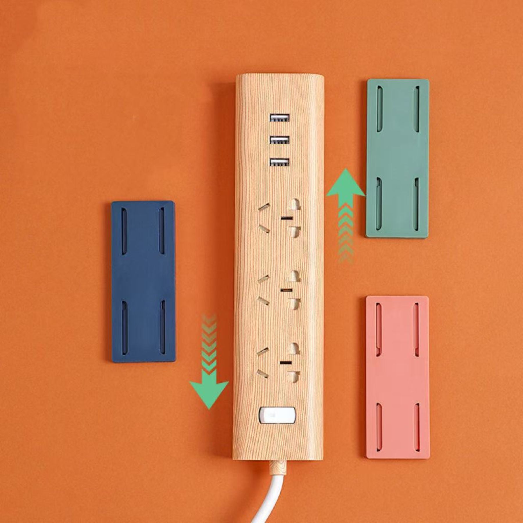 Self-Adhesive Hole-Free Plug-In Board Fixer