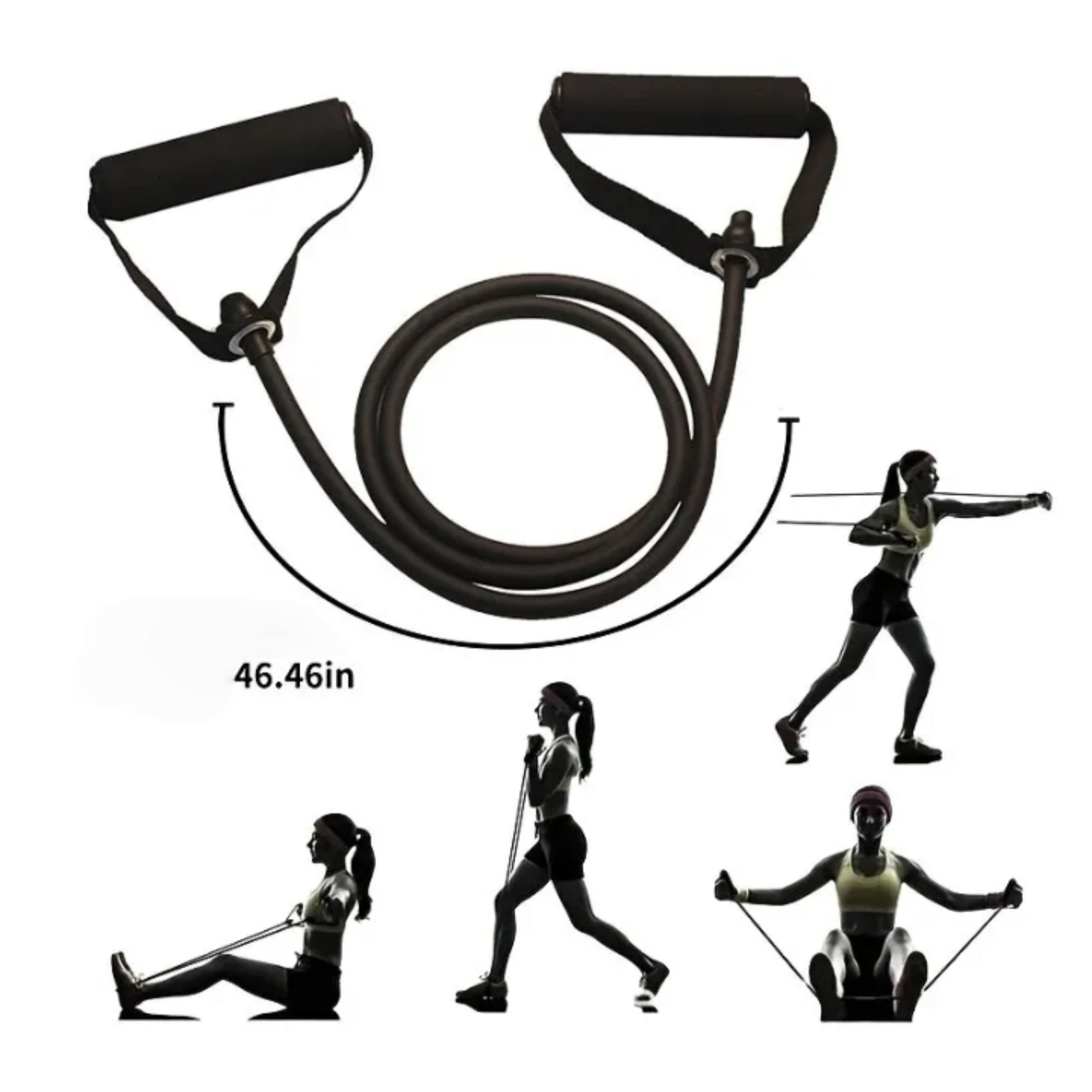 Handle Resistance Band Fitness Pull Rope