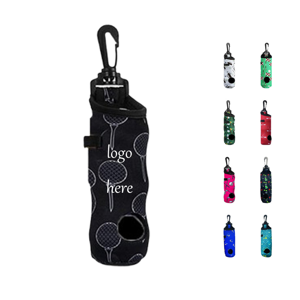 Printed Golf Bag With Carabiner Clip