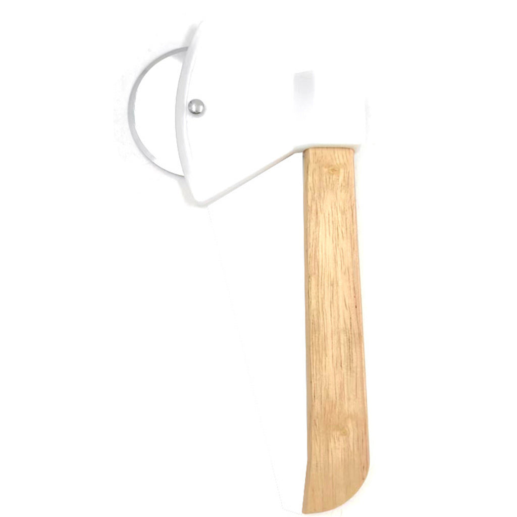 Axe Pizza Cutter With Wooden Handle