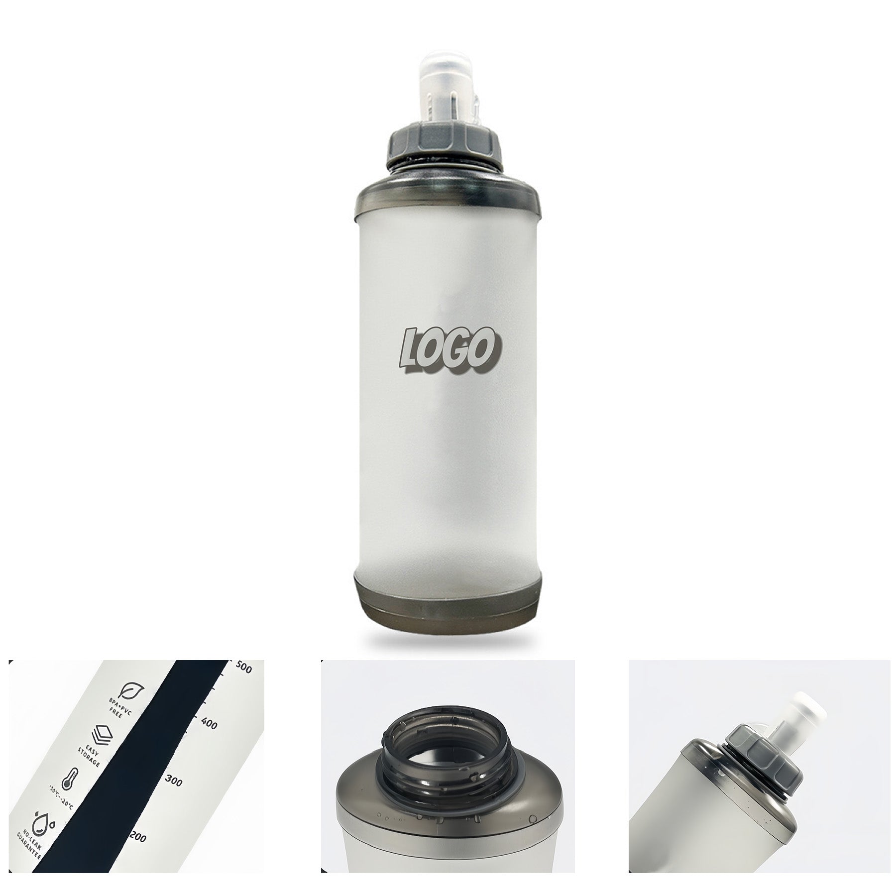 Foldable Sports Soft Water Bottle