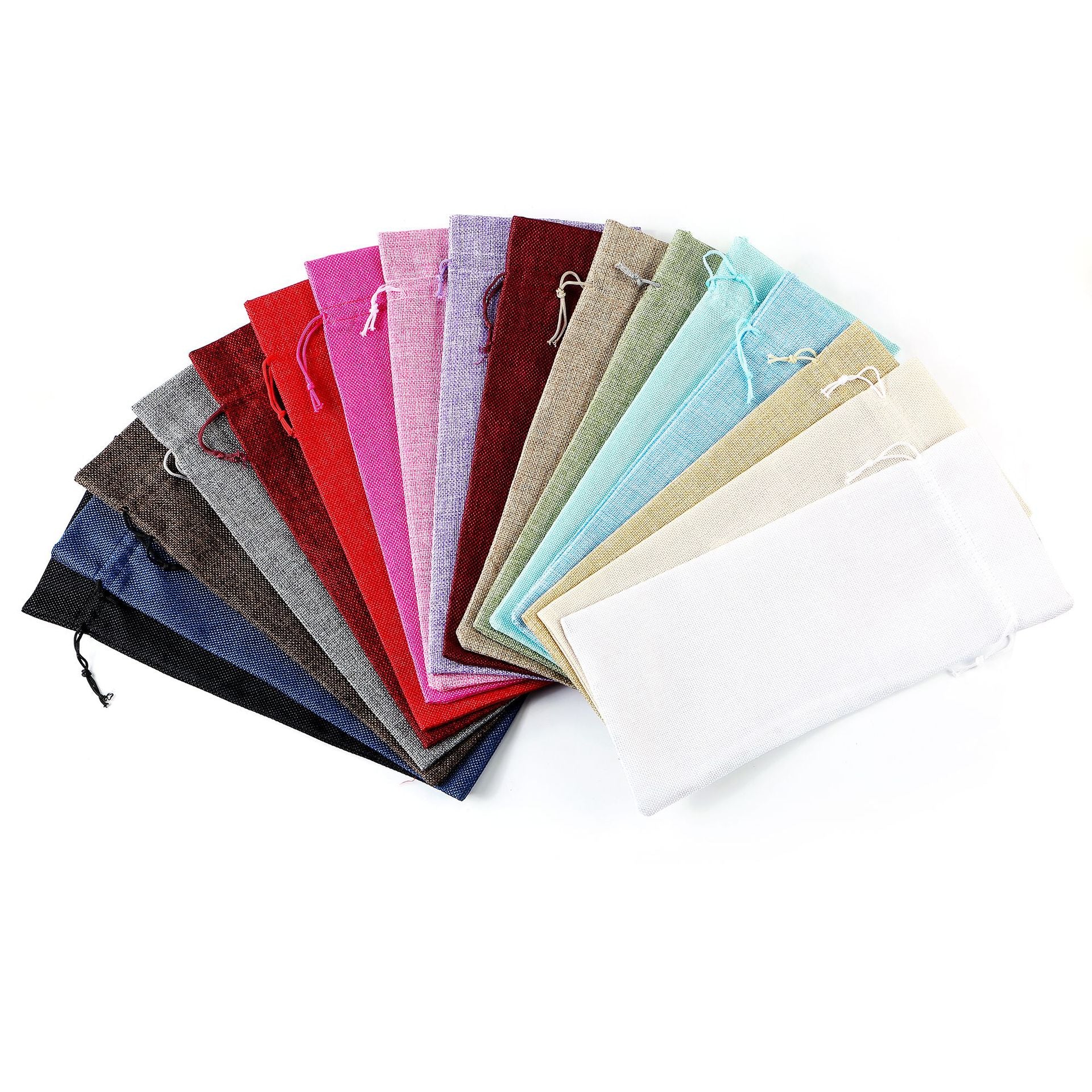 Linen Bundle Lipstick Wine Bag
