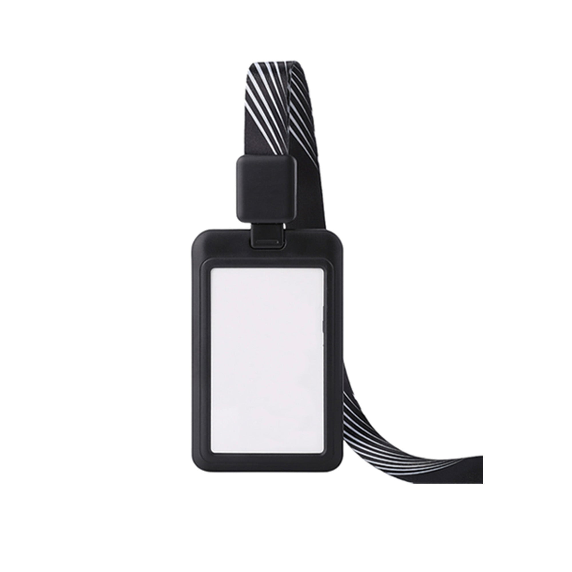 Plastic ID Card / Badge Card Holder With Lanyards