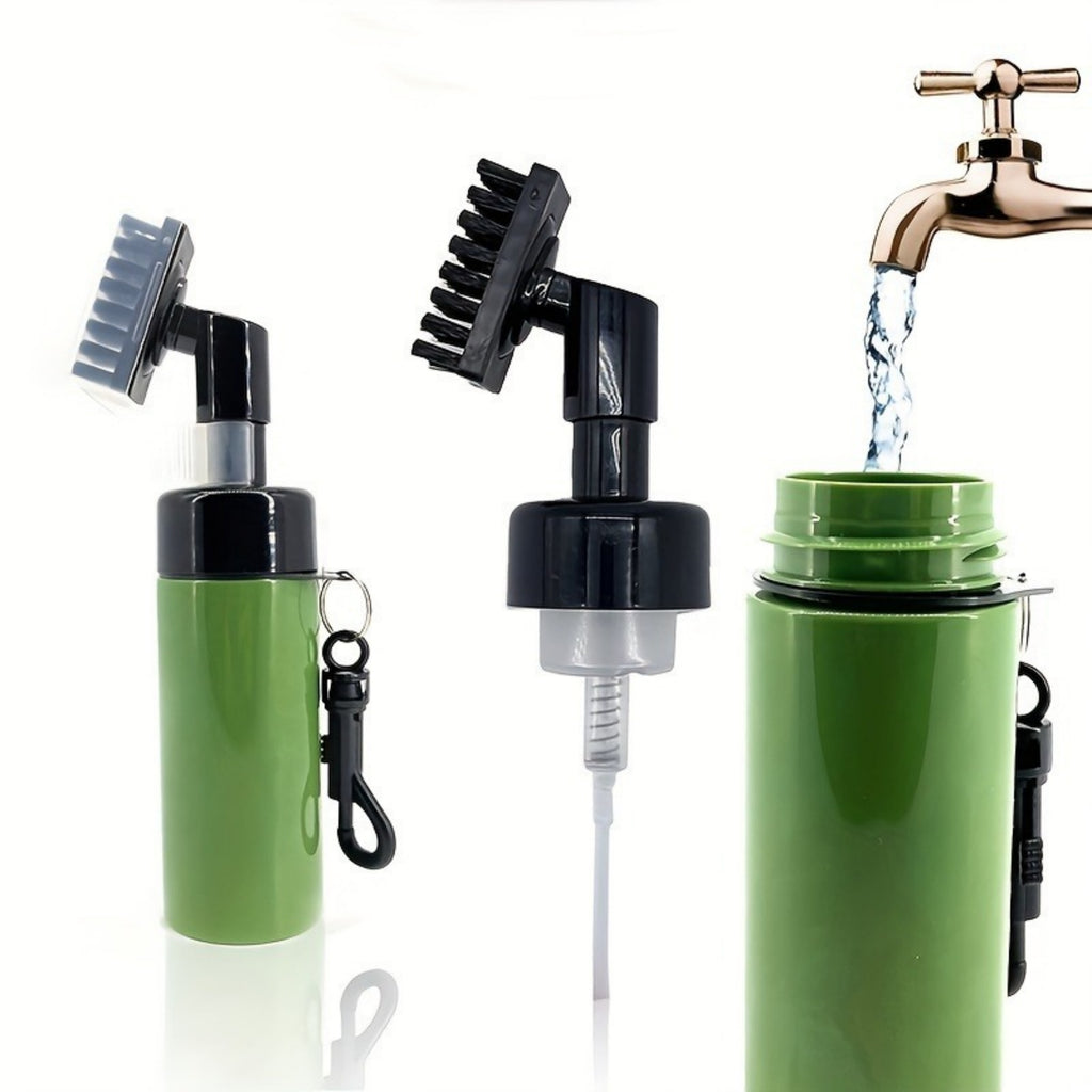Golf Accessories Tool Nylon-Bristles Head Squeeze Bottle Golf Club Water Cleaning Brush