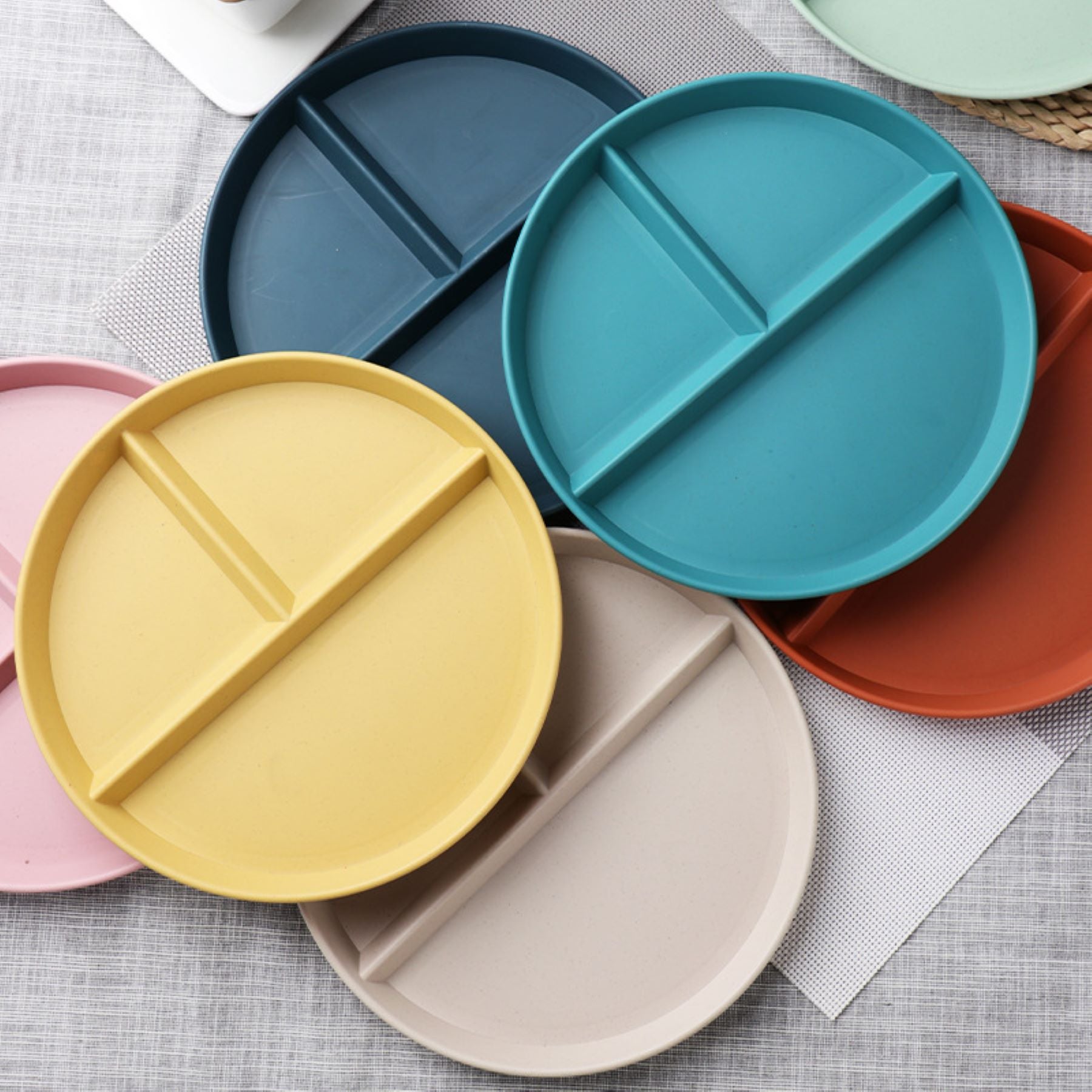 3 - Compartment Divided Plate