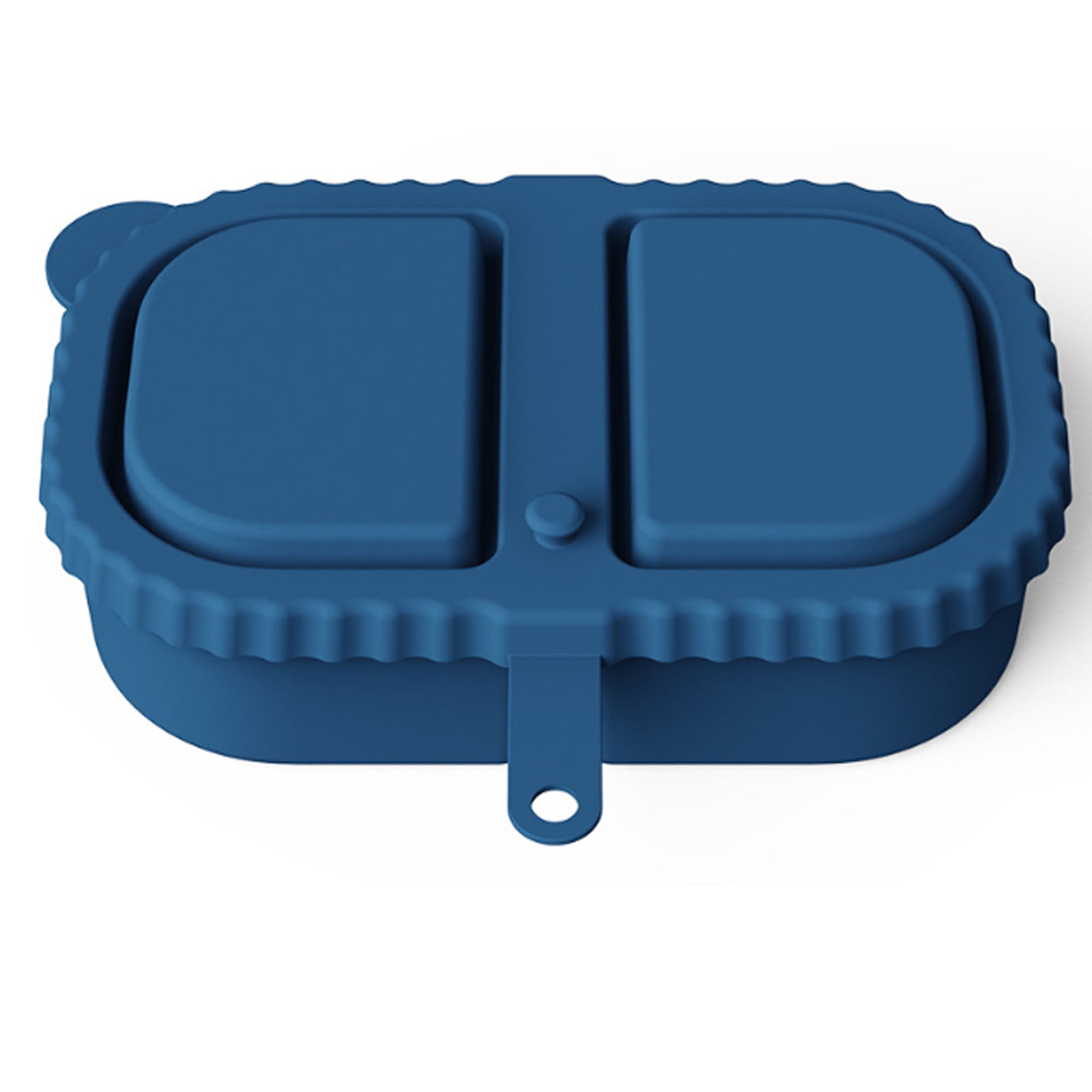 Silicone Double Compartment Condiment Container with Lid