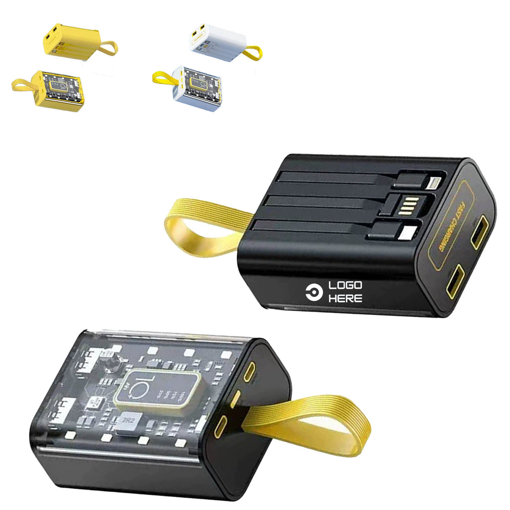 5000mAh Transparent Punk Style Power Bank