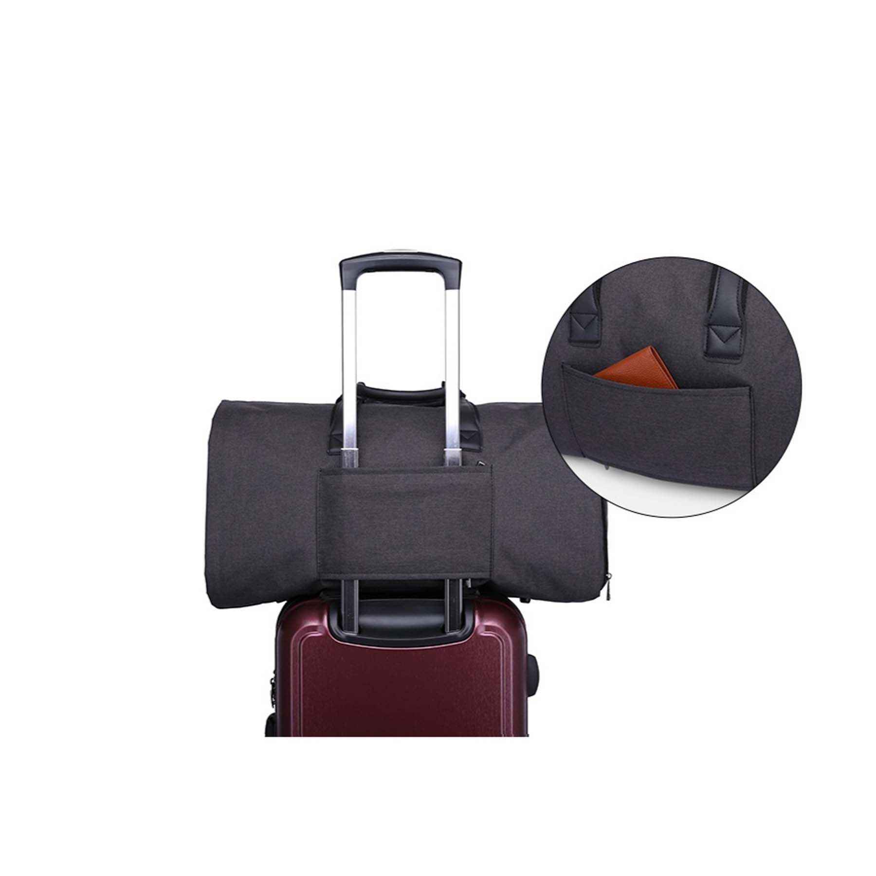 Foldable Cylindrical Multifunctional Suit Storage Bag