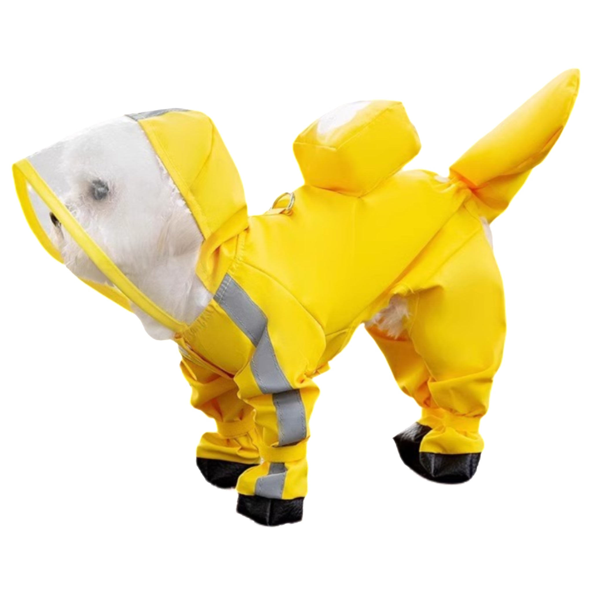 Waterproof Full Body Dog Raincoat With Boots