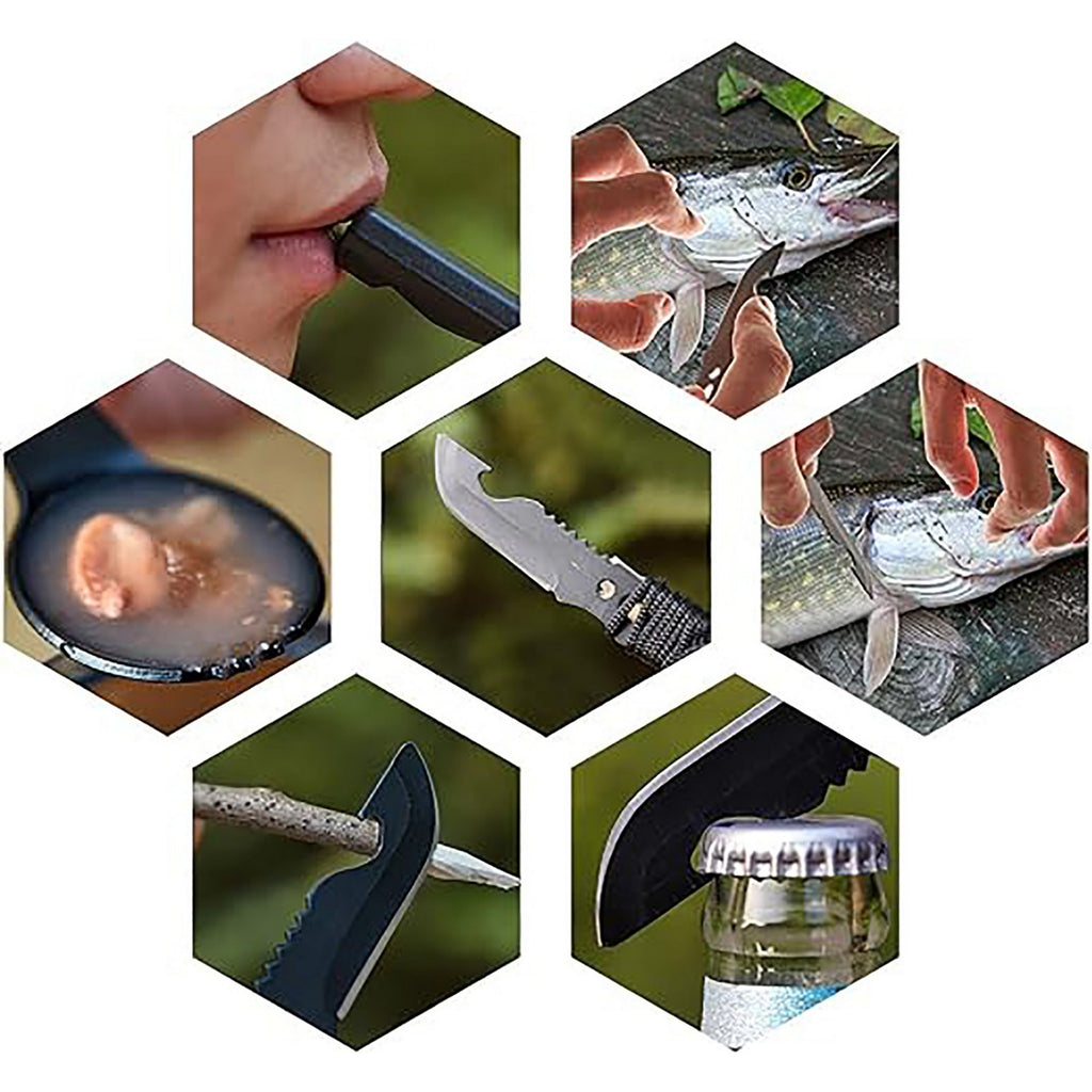 7-In-1 Outdoor Practical Tactical Survival Spoon