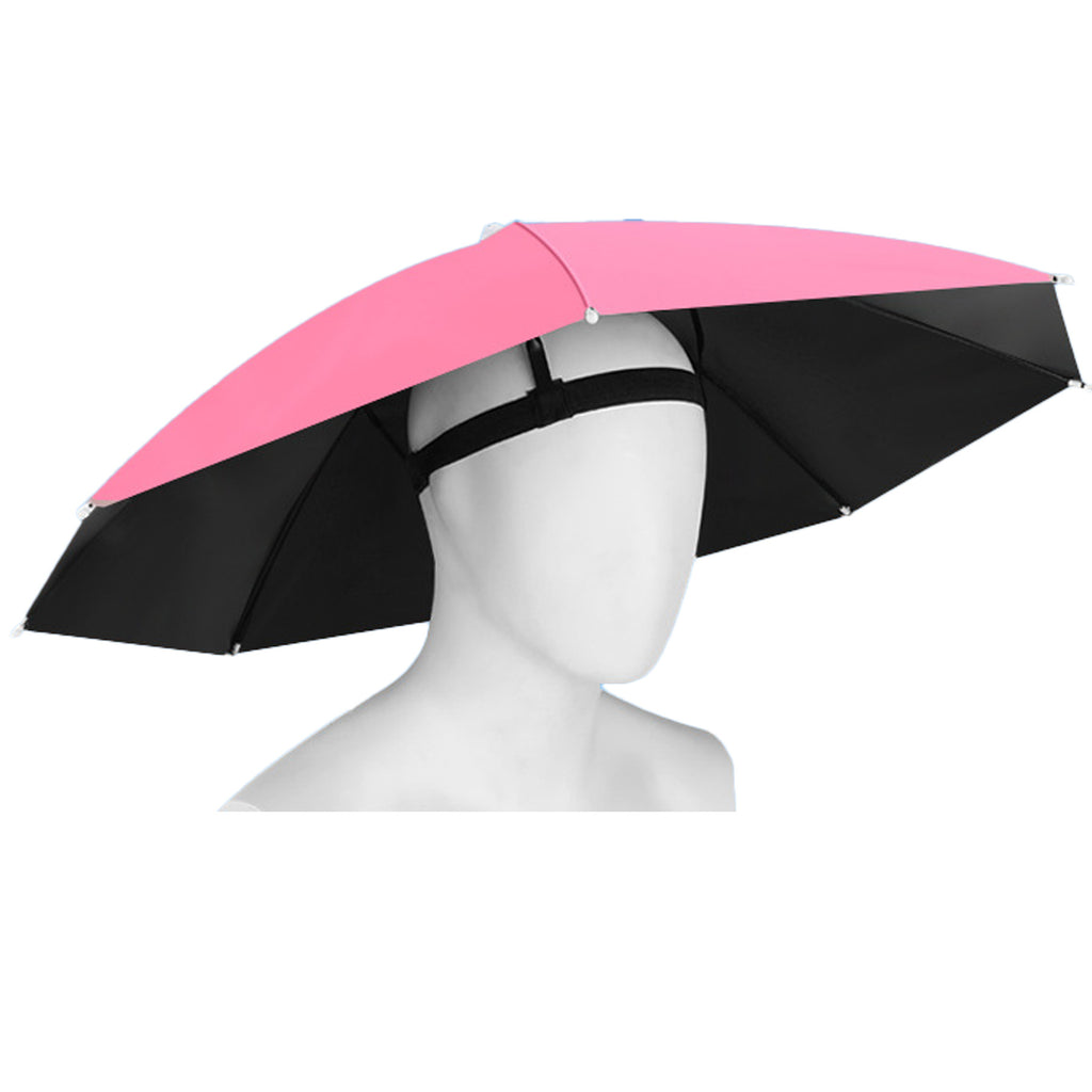 Outdoor Folding Fishing Large Headwear Umbrella Hat