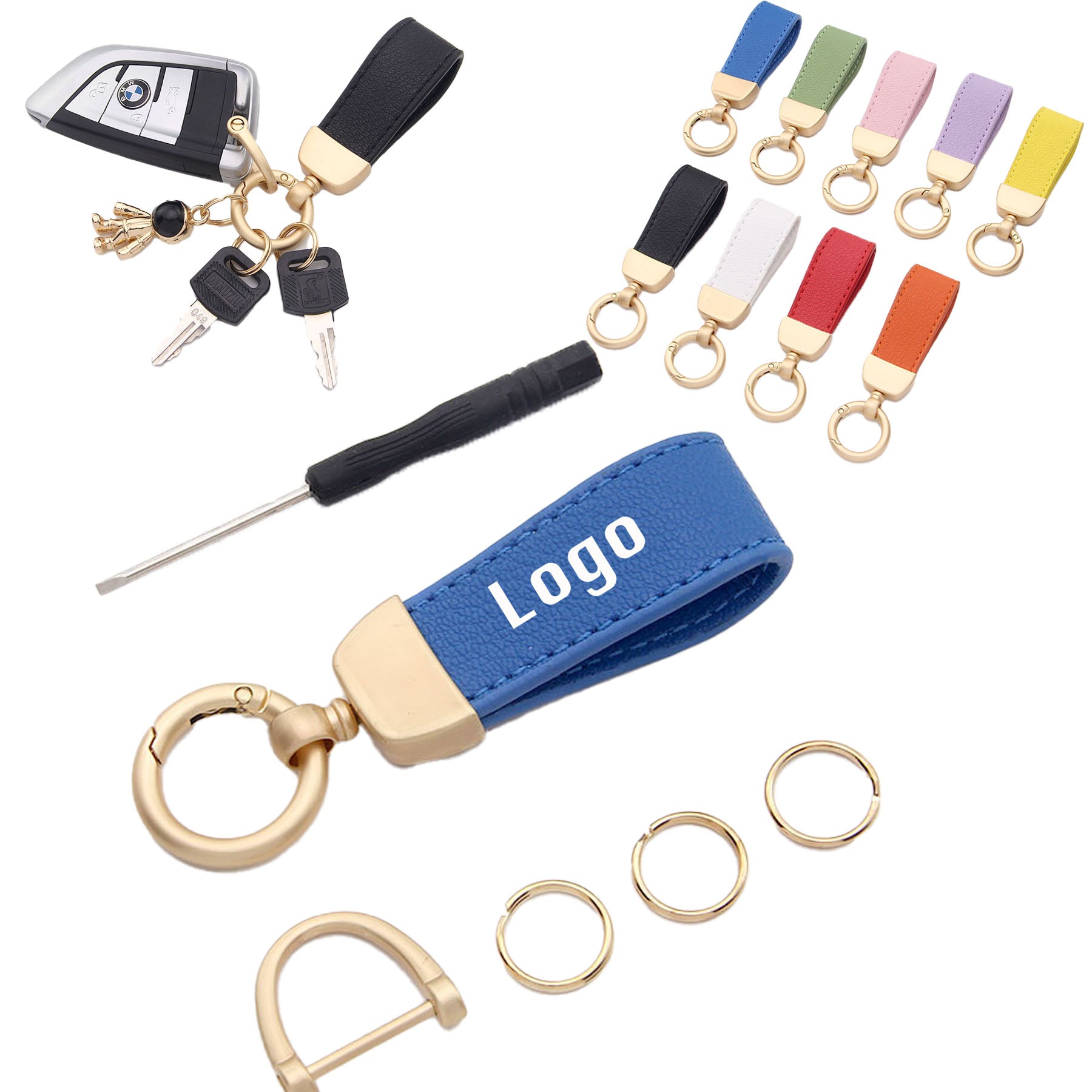 Loop Leather Keychain