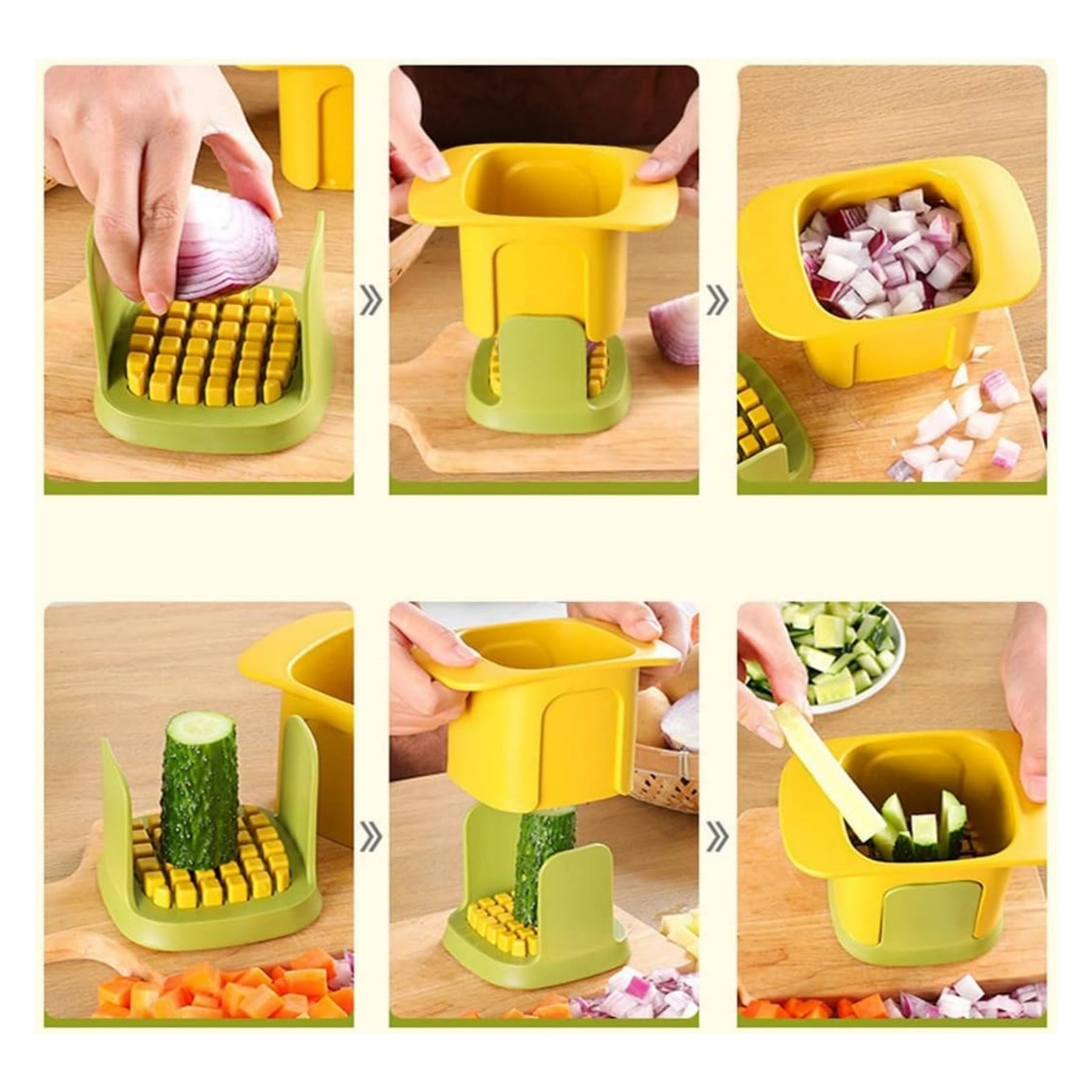 Multifunctional Vegetable Chopper Dicing & Slitting