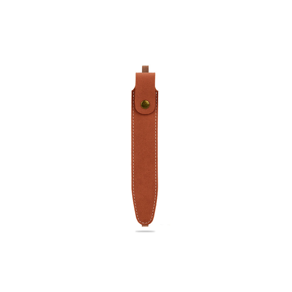 Notebook Elastic Belt PU Leather Single Storage Pen Bag
