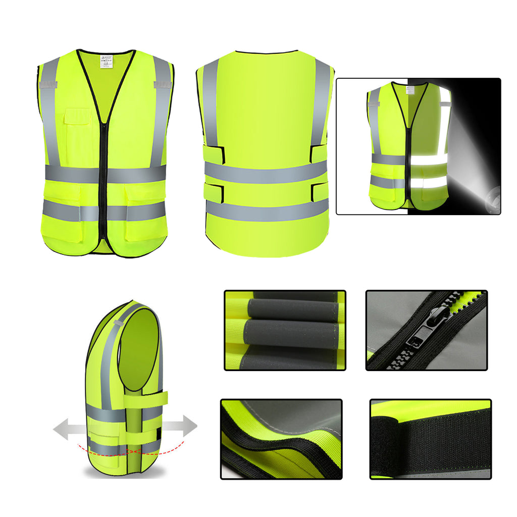 Reflective Safety Vest – High-Visibility & Adjustable