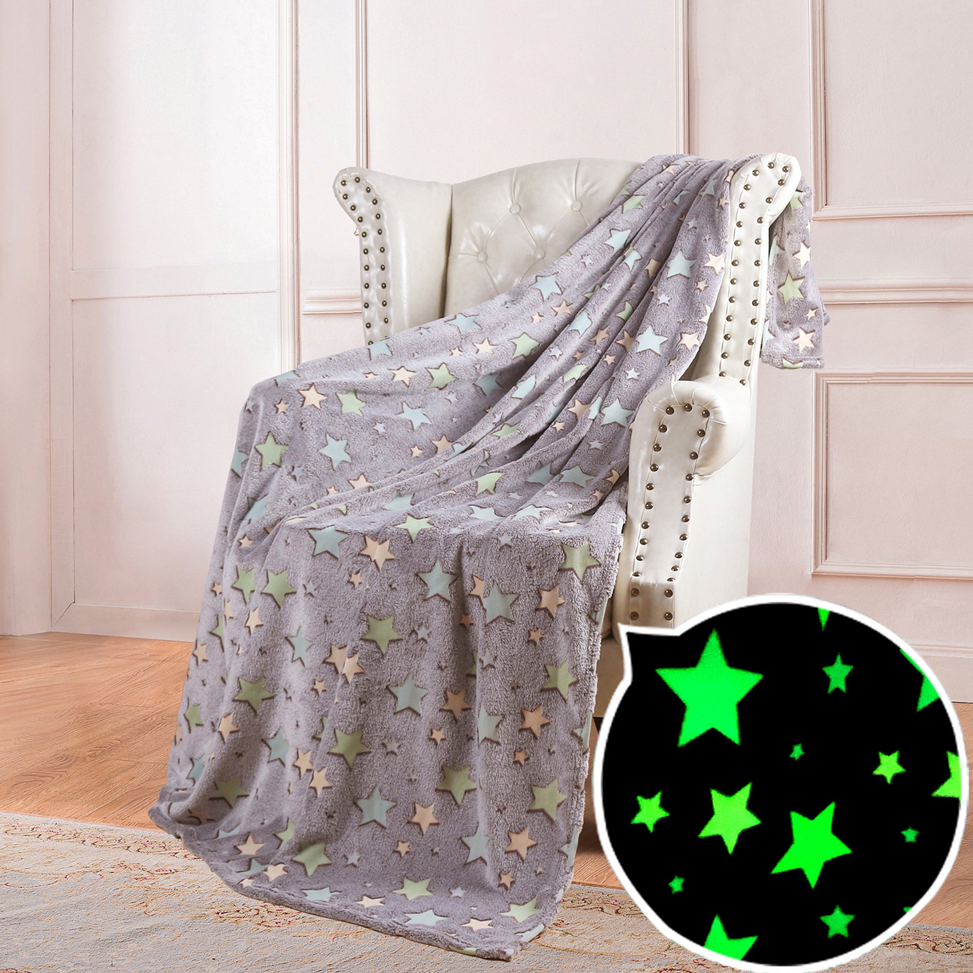 Double Flannel Glow-In-The-Dark Blanket