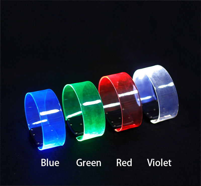 Transparent Luminous Wristband Magnetic Buckle