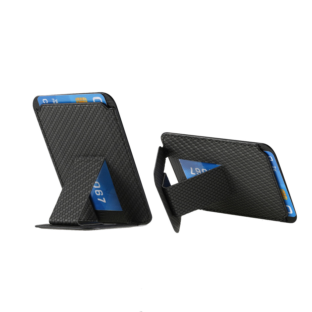 Multi-Functional Carbon Fiber Phone Holder Card Case