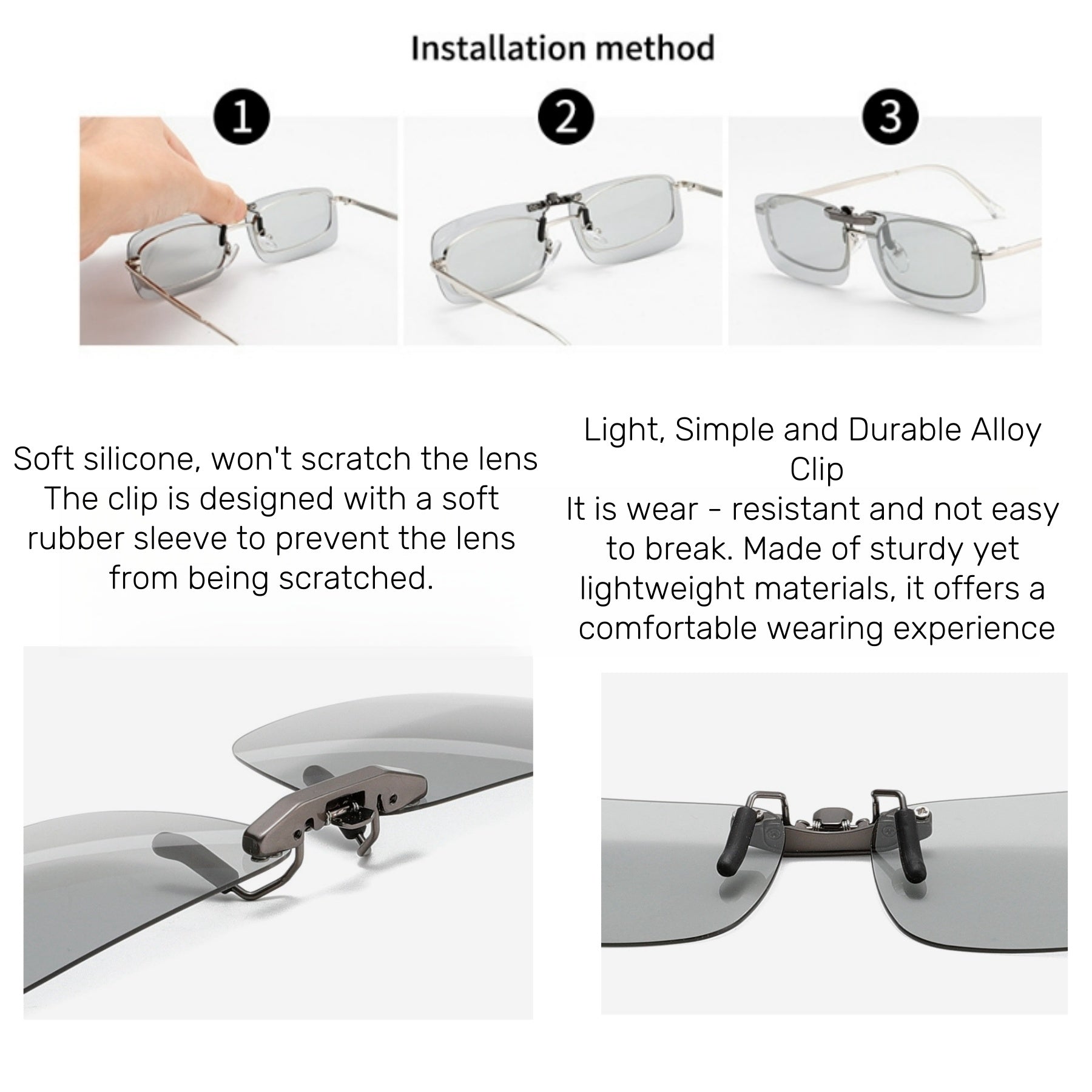 Lightweight And Well - Fitted Clip - On Lenses For Glasses
