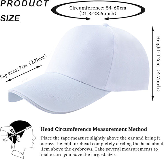 80/20 Cotton/ Polyester Full Color Caps With Sandwich Visor