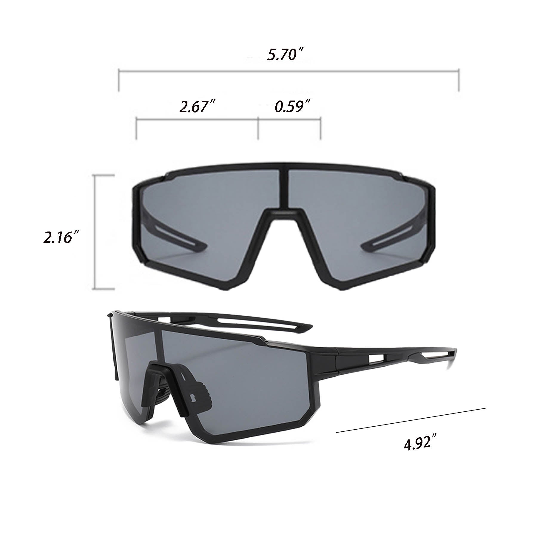 Sport Mirror Lens Sunglasses