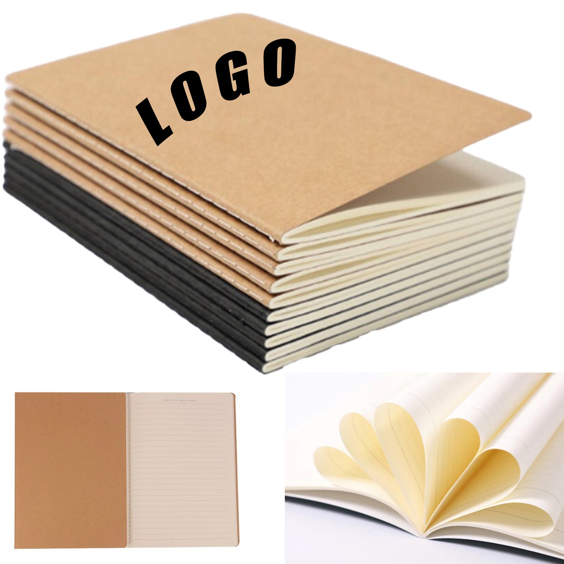Vintage Cover Student Horizontal Line Car Line Book